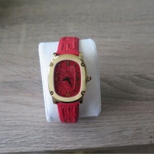 Versace Red and Gold Women's Watch